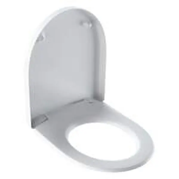 Geberit Renova soft-close quick-release toilet seat white, Top-Fix