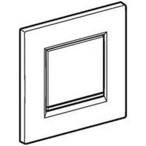 Geberit bedieningsplaat Type30 voor inbouwreservoir met pneumatische sturing wit / mat / matchroom