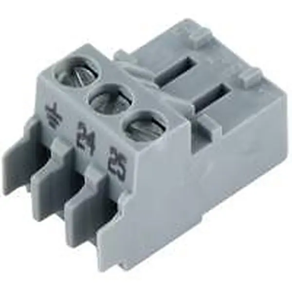 Nefit terminal connector 3-pin PS grey