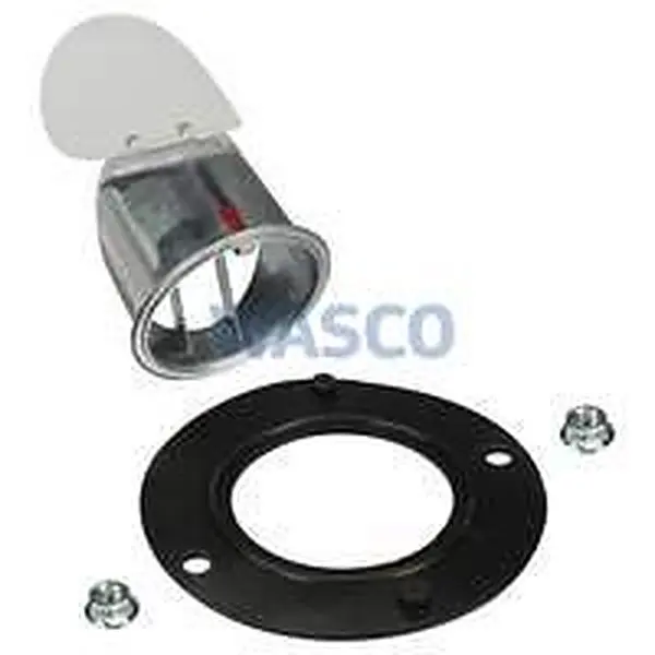 Intergas flue gas valve set (optional) incl. sealing ring and flange nut for Kombi Kompakt HRE and Kombi Kompakt HR etc.