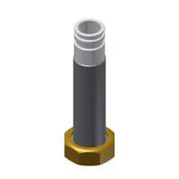Eco Heating EHS return/flow pipe-1 with union nut A80