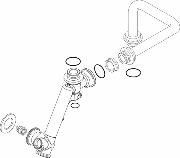 Nefit cold water pipe incl. flow sensor
