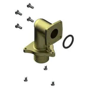 Bosch fitting met flens 90gr voor o.a. GC7000 WP 150 8738903167