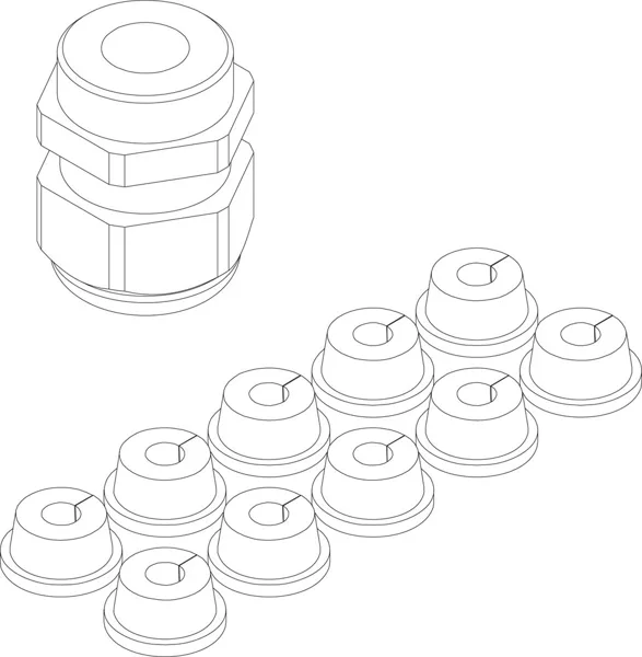 Nefit cable grommet set