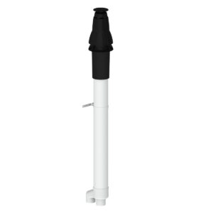 Burgerhout roof terminal Skyline 3000 HR Safe-PP 80/125 with twin-pipe adapter 80/80 mm