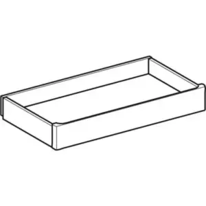 Geberit renova plan binnenlade b=90cm wit gelakt hoogglan
