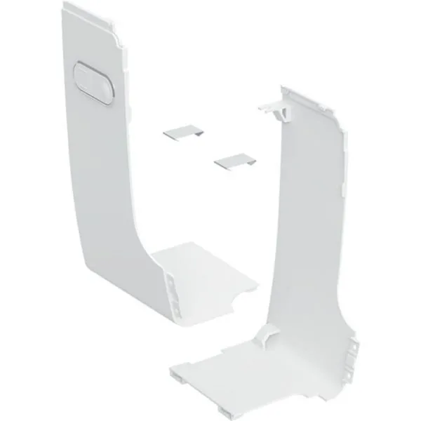 Geberit set of design caps white for e.g. Mera Classic toilet system, wall-hung WC 243.200.11.1