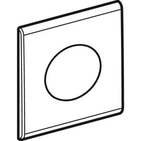 Geberit UR cover plate infrared Samba white