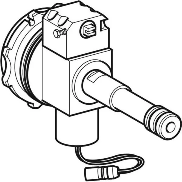 Geberit tap section with internal mixing setting