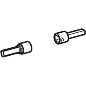 Geberit Steekbouten set WC zitting/deksel AqC4000
