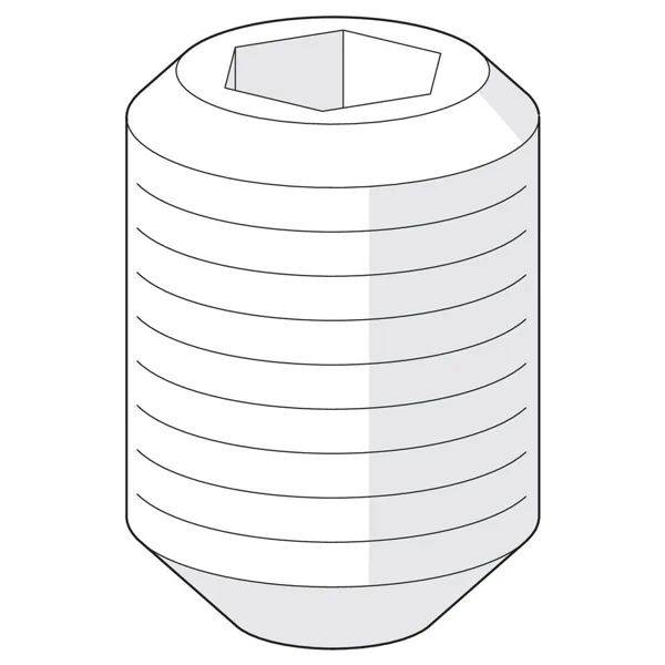 Hansa set screw M4 x 4 SW2
