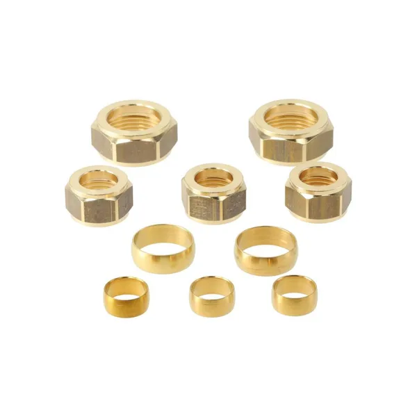 Remeha compression nuts and rings set