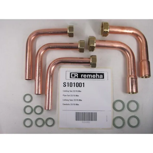Remeha pipe set 22/15 mm