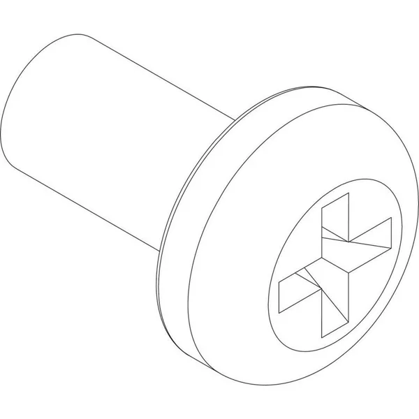 Nefit screw M4x8 (3x)