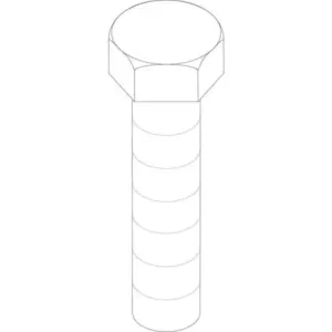 Buderus/Bosch zelftappende schroeven m10 x 25 sw16