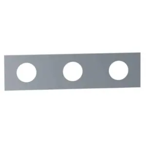 Vola cover plate 3-hole 230x60 mm 33/33/33 mm chrome 16 003K-16