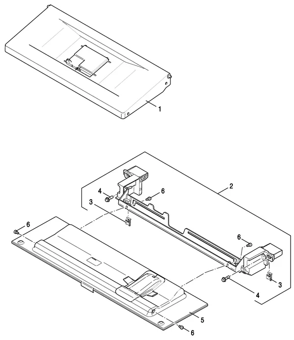 Exploded view Nefit (Bosch) 9000i HR35 Solo Zwart: Afdekkap