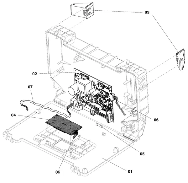 Exploded view Vaillant ecoFIT pro VUW 256/6-3: Control box
