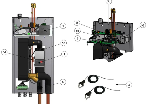 Exploded view Techneco Elga | RAV-SM 304: Overview