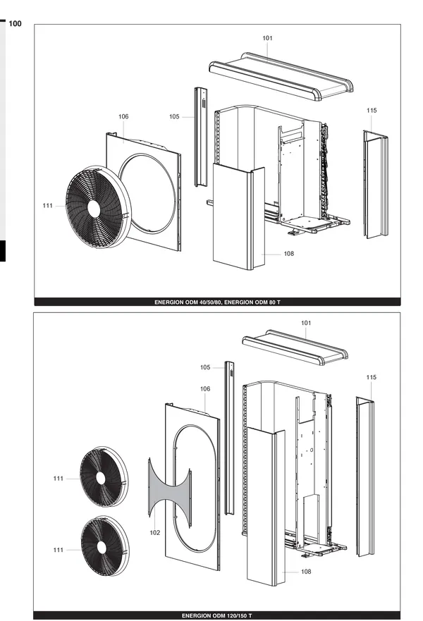 Exploded view Atag Energion ODM 50: Mantel
