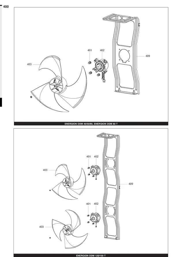 Exploded view Atag Energion ODM 80: Fan