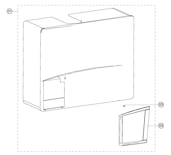 Exploded view Atag Q51SR | from 2020 OSS3: Casing