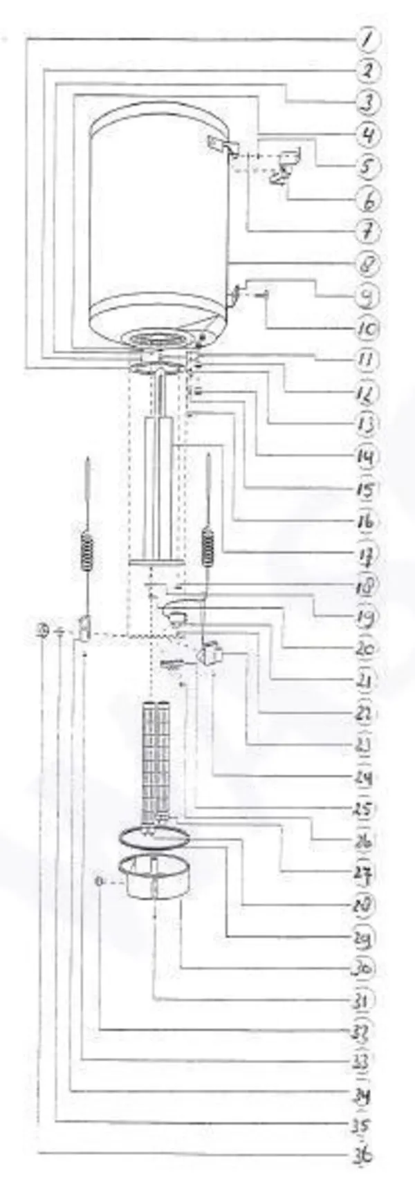 Exploded view Inventum EDR 121 Comfort: Overview