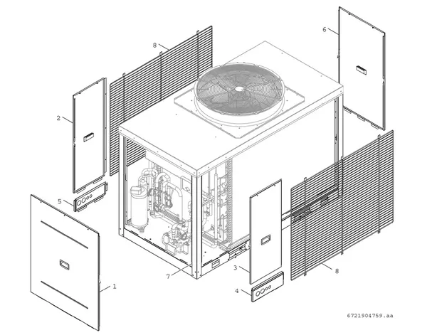 Exploded view Bosch Compress 3000 AWP (CS3000AWP 16): Plate