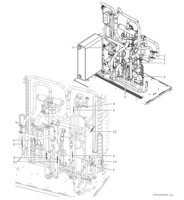 Exploded view Bosch Compress 3000 AWP (CS3000AWP 59): Temperature sensor