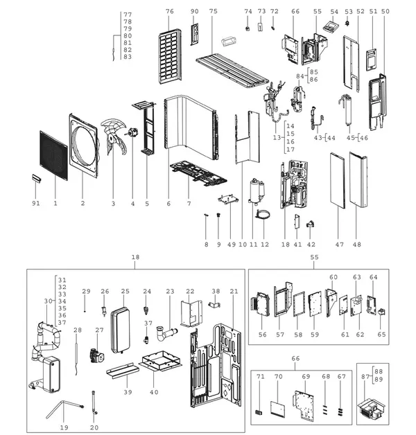 Exploded view Bosch Compress 2000 AWS (CS2000AWF 16 R-T): Overview 12