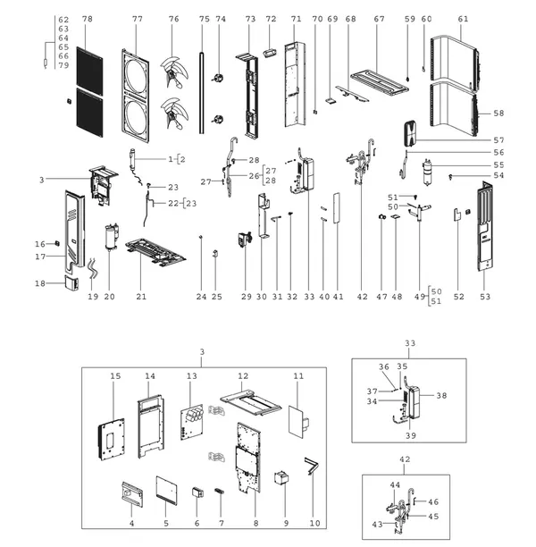 Exploded view Bosch Compress 2000 AWS (CS2000AWF 26 R-T): Overview 18