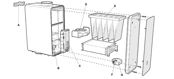 Exploded view Inventum Modul-AIR Module GreenComfort: Overview