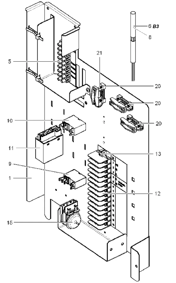 Exploded view Stiebel Eltron LWA 252 SOL (03/2011): Casing panel