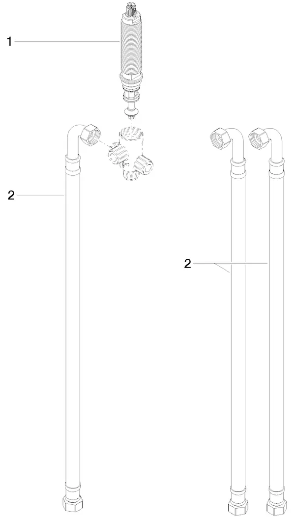 Exploded view Itho Daalderop Duo 50: Schroef