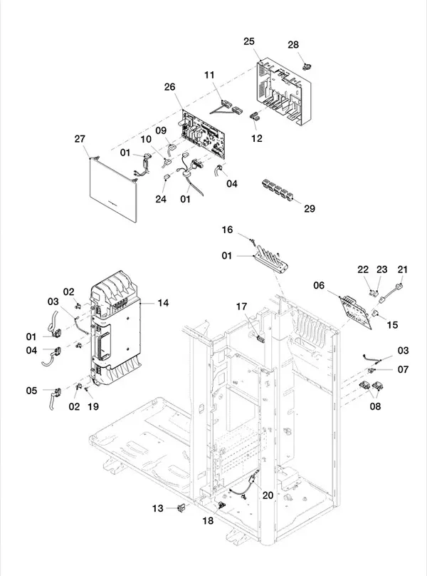 Exploded view Vaillant aroTHERM Split plus VWL 35/8.2 AS 230V: Control box