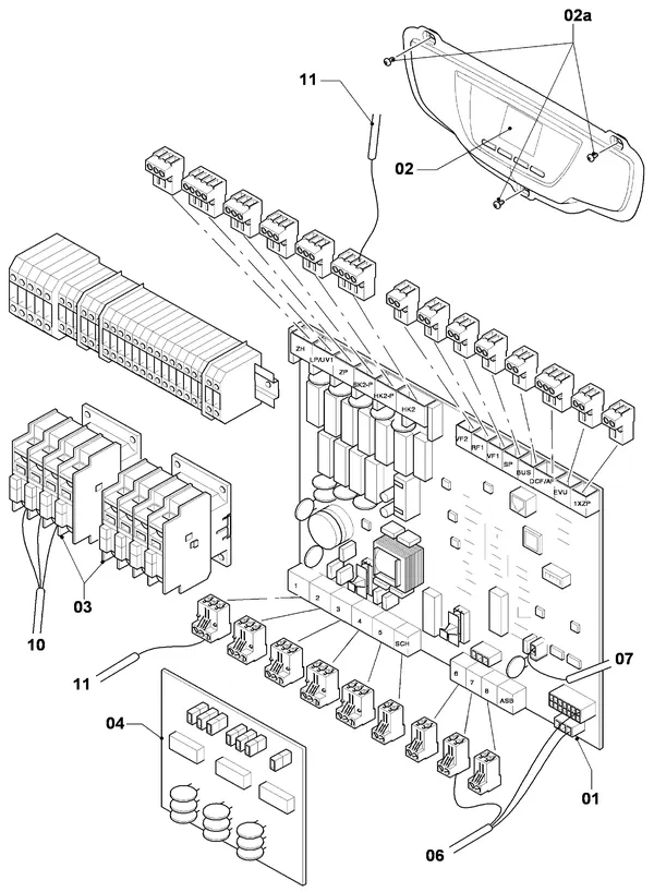 Exploded view AWB MagnaGeo 06 BPT HPS 63-2: Schakelkast