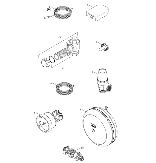 Exploded view Bosch Compress 7001i LWMF 8: Accessory