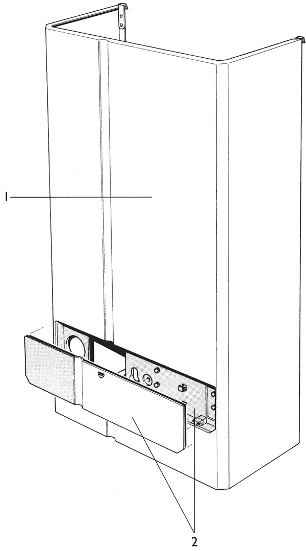Exploded view Nefit (Bosch) EcomLine VR VRC24VS: Casing