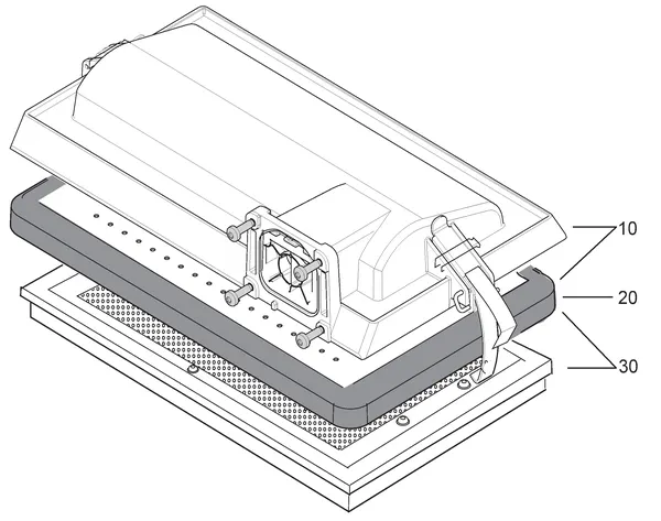 Exploded view Nefit (Bosch) TopLine HR 25: Burner