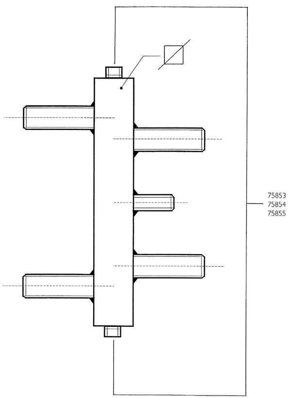 Exploded view Nefit (Bosch) Turbo 90 HR21: Low-loss header
