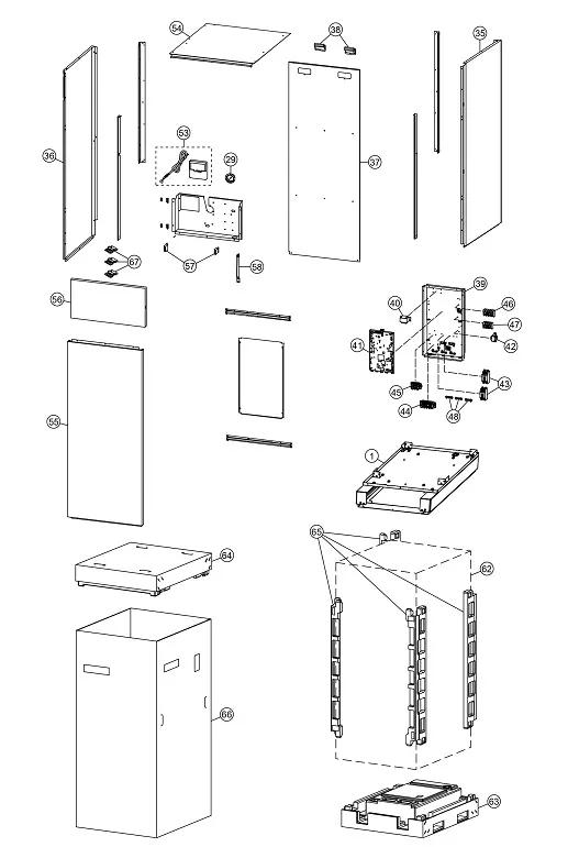 Exploded view Panasonic WH-ADC0309G3E5: Manteldelen