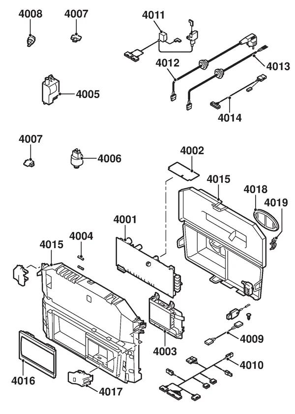 Exploded view Remeha Quinta Pro 115 Solo: Electrics