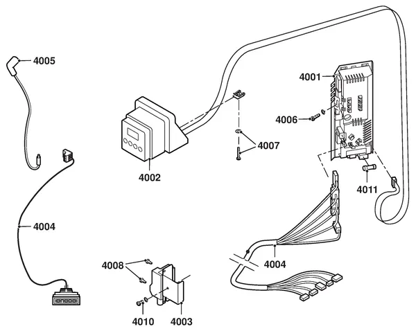 Exploded view Remeha Avanta | tot en met serienr. 0615901370720: Elektra