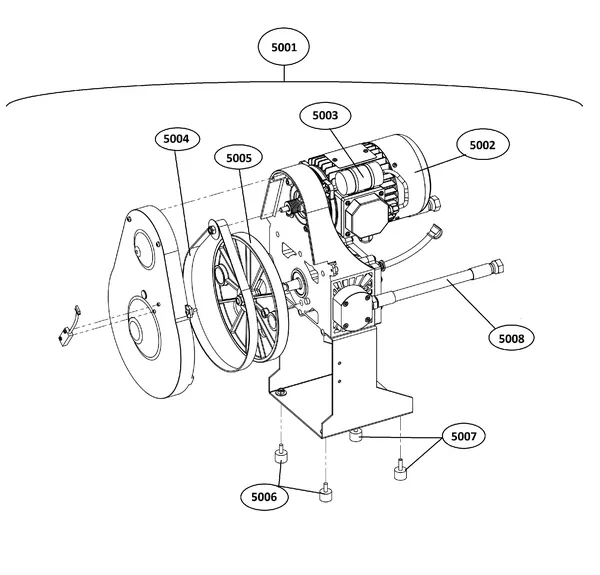 Exploded view Remeha Gas 35 A HP: Groep 5 from serial no. 382960001