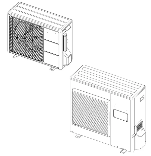 Exploded view Remeha Loria Solo / Duo: Solo duo buitendeel