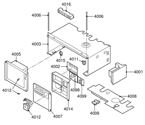 Exploded view Remeha Quinta 65 Solo: Electrics