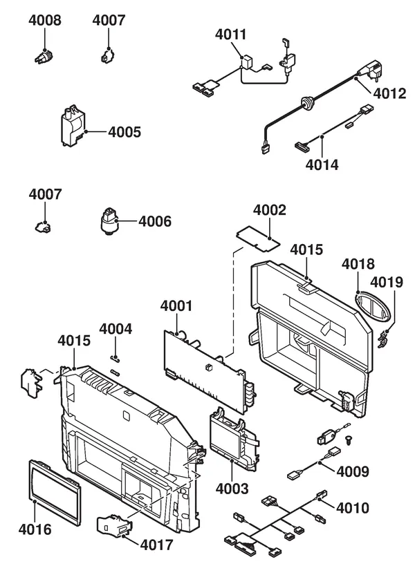 Exploded view Remeha Quinta Pro 45 Solo: Electrics