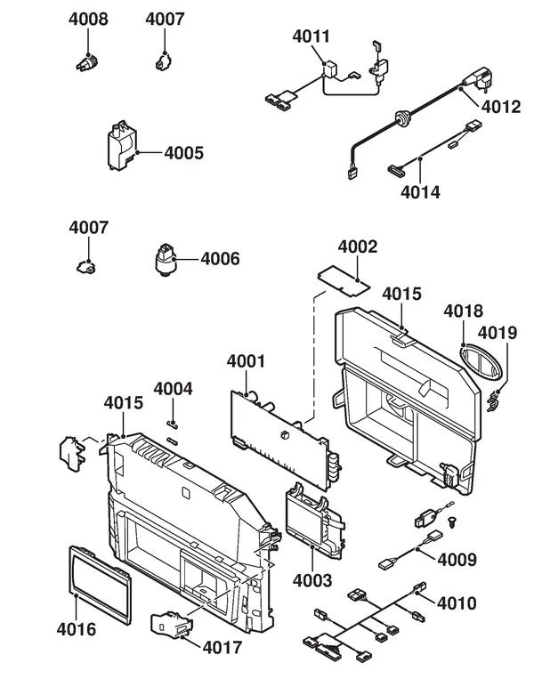 Exploded view Remeha Quinta Pro 65 Solo: Electrics