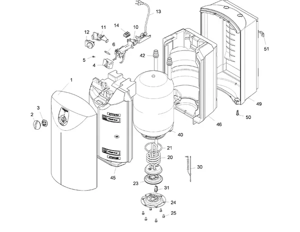 Exploded view Stiebel Eltron SHU 10: Overview