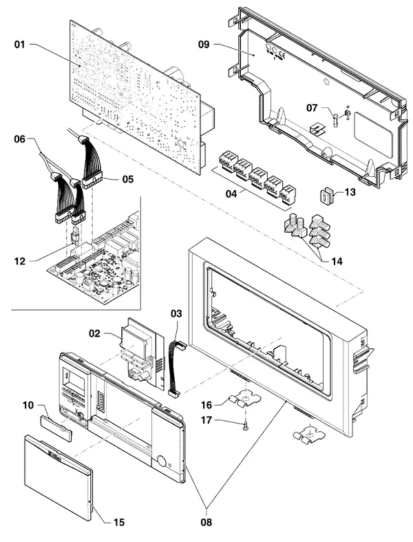 Exploded view Vaillant ecoCOMPACT VSC 306/4-5 150 R1: Schakelkast